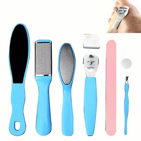 [자사 협력업체]풋케어 매니큐어 파일 리무버 발 관리 손톱 도구 거제 각질 제거 키트 정제 마사지 제품