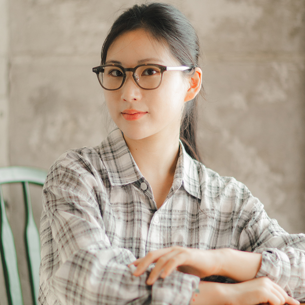 무사경 201 뿔테 안경테 블루라이트 차단 렌즈 스퀘어 사각 안경 - 상세 이미지 5