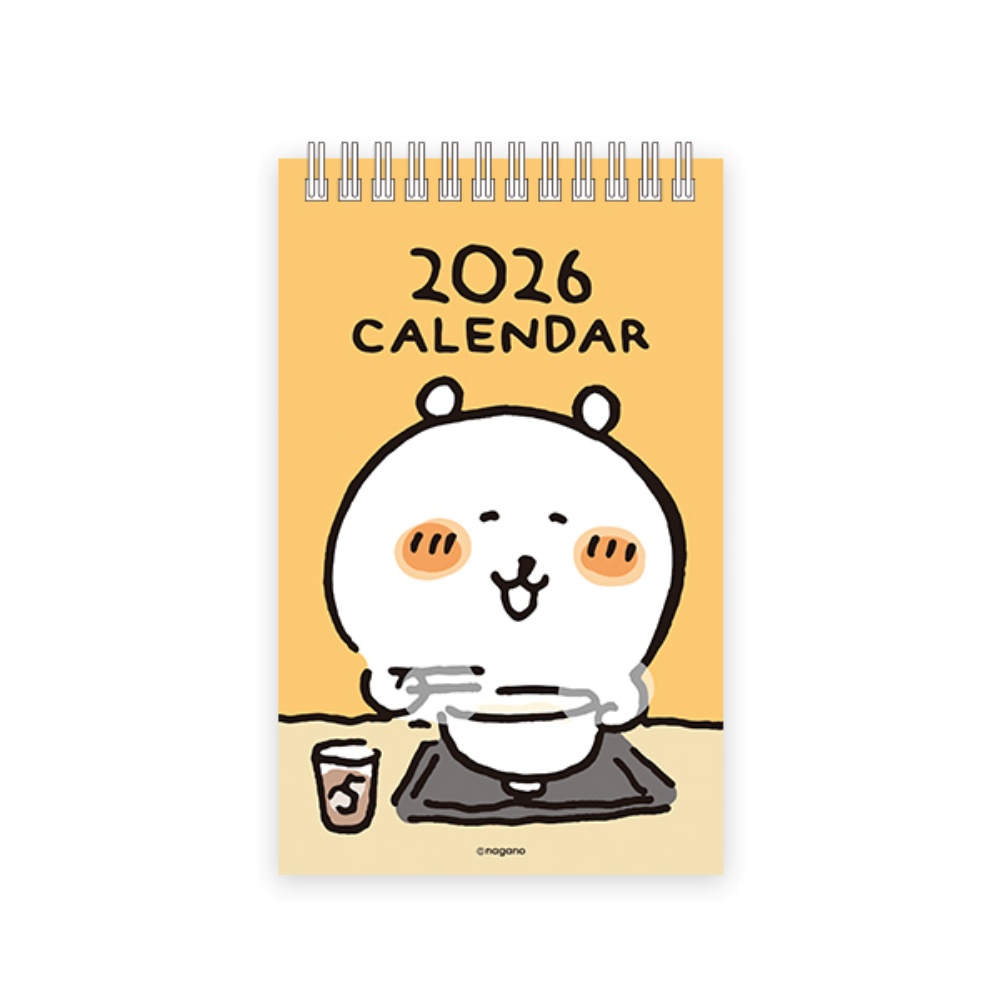 (스티커포함)마이빈 2026년 담곰이 농담곰 달력 나가노 캐릭터 데스크 책상 미니 캘린더 - 상세 이미지 5