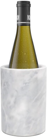 [해외]코타 재팬 화이트 마블 스톤 와인 및 샴페인 병 냉각기 - 7인치 X 5인치 | 우아한 주방 도구 홀더 집에 꼭 필요 다음 파티나 이벤트에서 손님들에게 깊은 인상을 남깁니다
