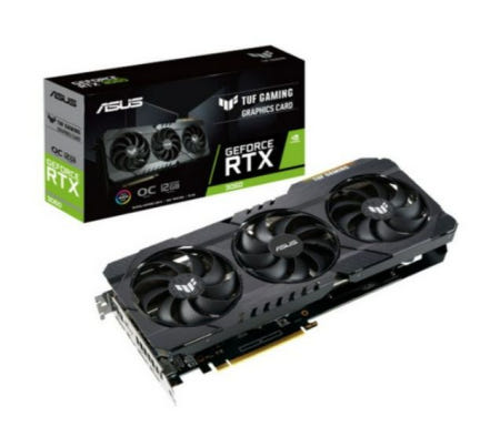 ASUS TUF 지포스 그래픽카드 RTX 3060 O12G GAMING V2 OC D6 12GB LHR