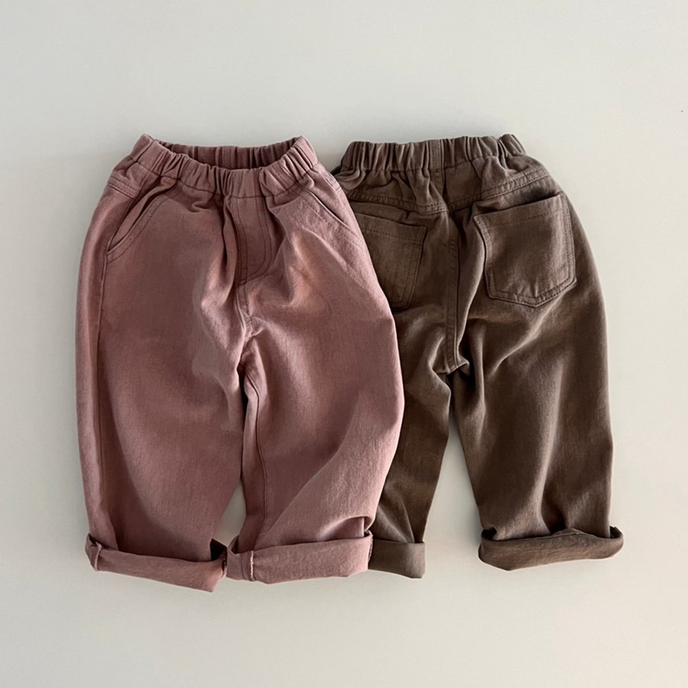 오트밀 텐텐팬츠 키즈바지 XS-XL - 상품 이미지