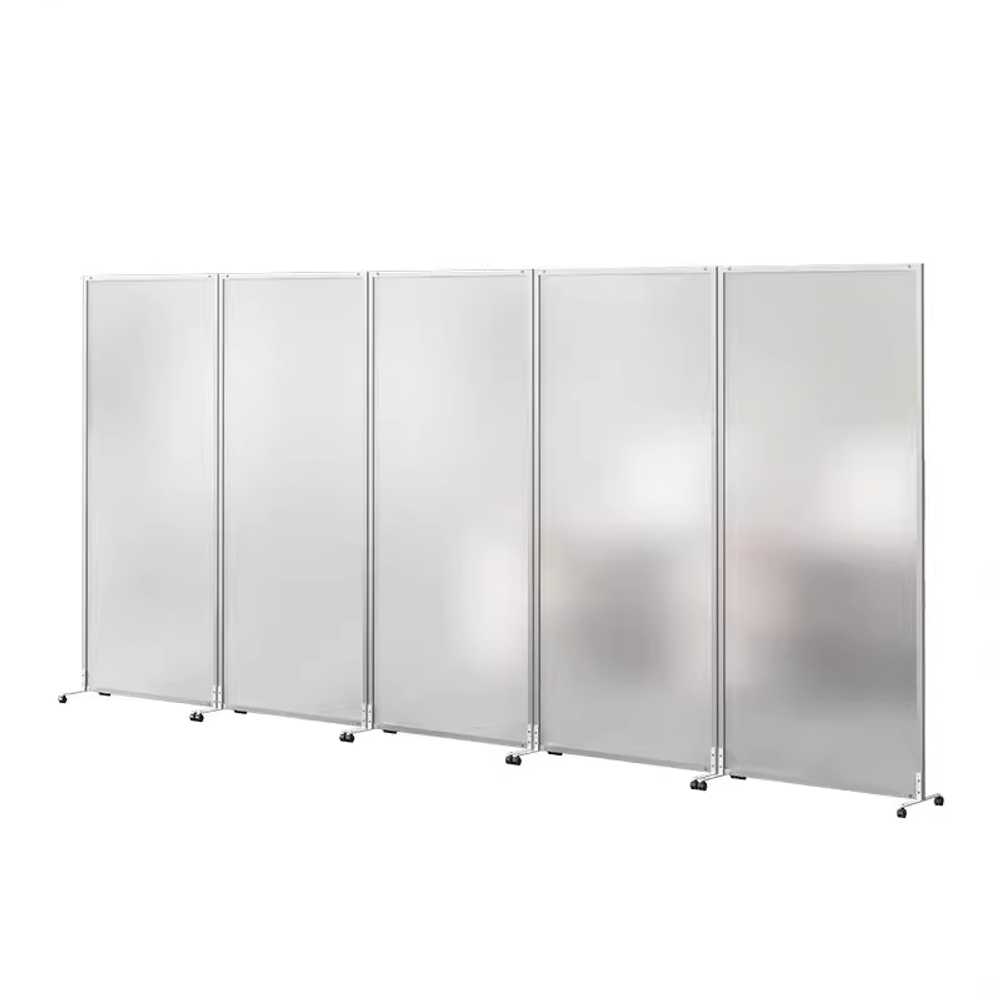 사무용 아크릴 파티션 책상 칸막이 가림판 오피스 120x180cm 투명 2개 - 상세 이미지 2