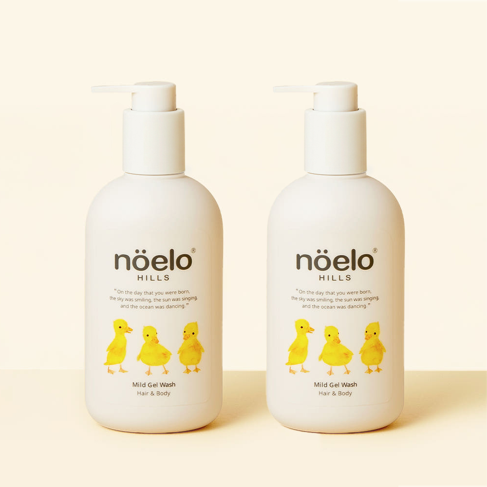 노엘로힐스 마일드 젤워시(청담동조리원 촉촉한 탑투토 워시, 0~3세) 300ml, 2개 - 상품 이미지