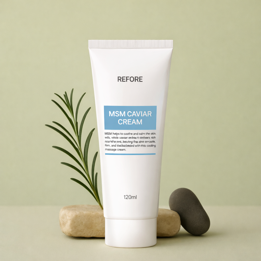 리포레 손마디 크림 씨믹스 캐비어 MSM 손관절 손가락 손목 집중 케어 120ml, 1개 - 상품 이미지