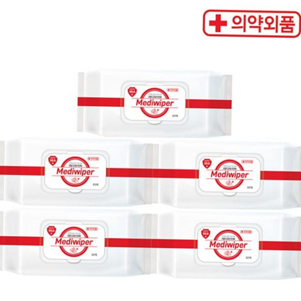 간편 살균 소독 티슈 외출용 휴대용 소독 티슈 위생 안전 - 상품 이미지