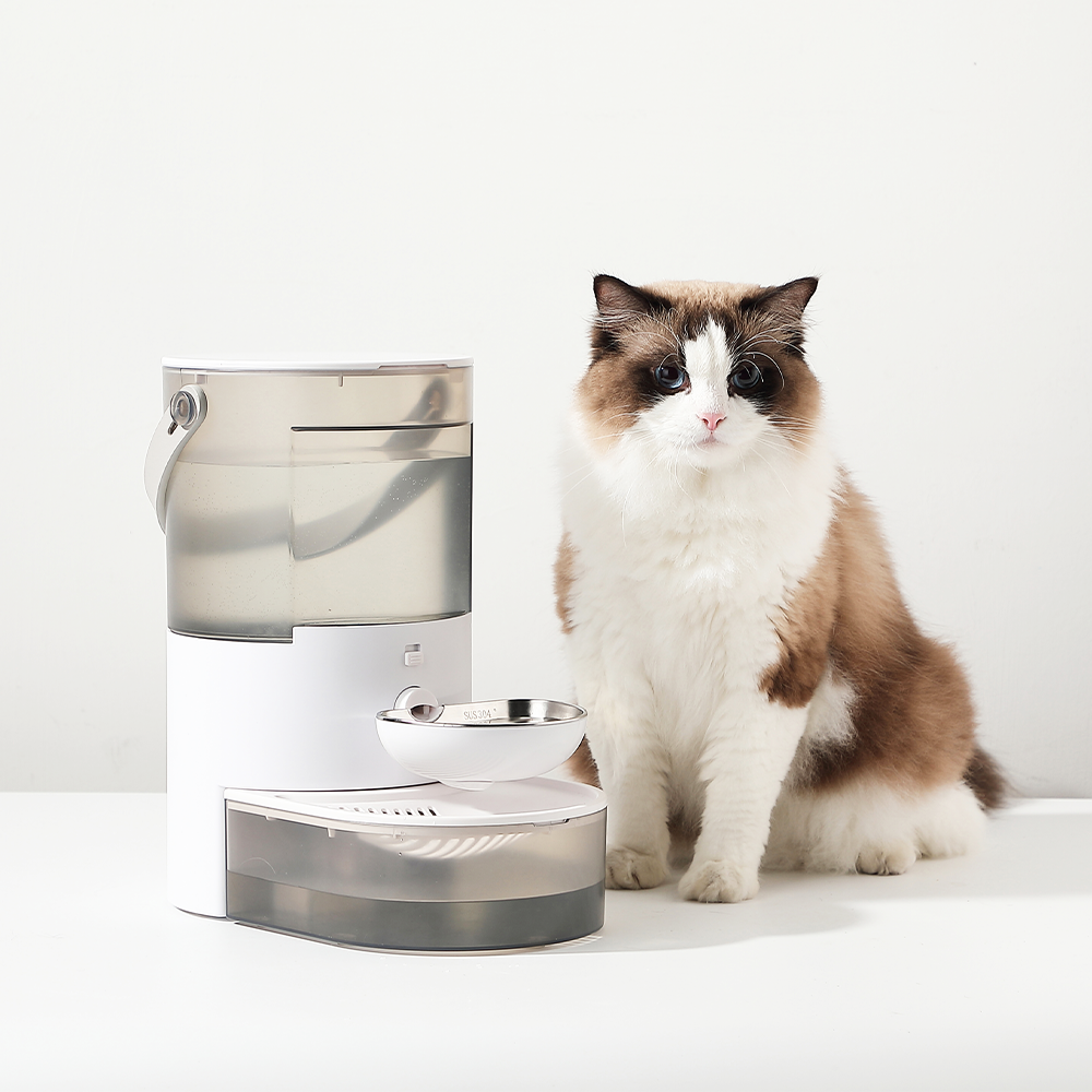 묘향가 고양이 정수기 자동급수기 강아지 음수대 자동센서 필터제로 살균 온열 스탠다드형