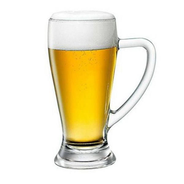 데 유리 맥주 컵 하이볼 유리 손잡이 컵 세트 투명 - 메인 이미지