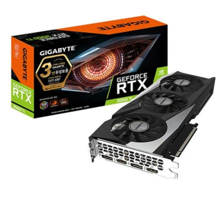 기가바이트 지포스 RTX 3060 Ti Gaming OC V2 D6 8GB 그래픽카드, GV-N306TGAMING OC-8GD 2.0
