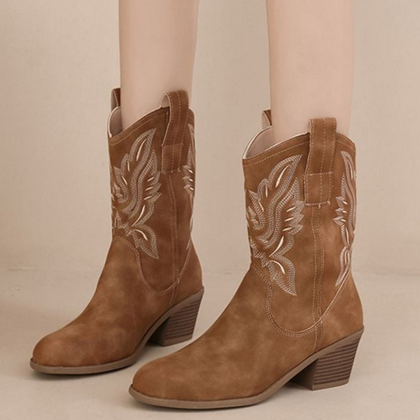 데일리 여자 앵클 부츠 첼시 여성 스웨이드 부츠 로우힐 가을