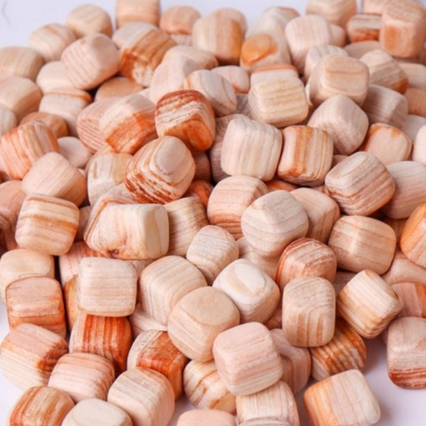 목재 편백 나무 놀이 큐브 편백 나무 칩