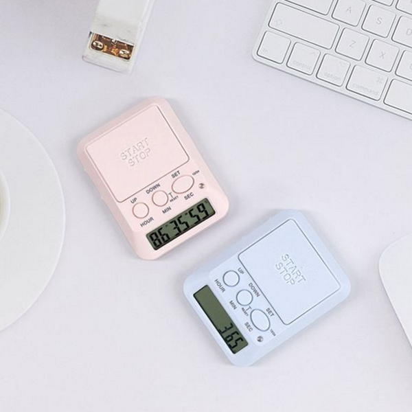 카운트다운 학습용 타이머 디지털 주방용 타이머 데스크 미니