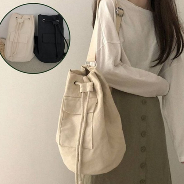 캔버스 복조리 데 가방 미니 복조리 가방 숄더백 버킷백 - 상품 이미지