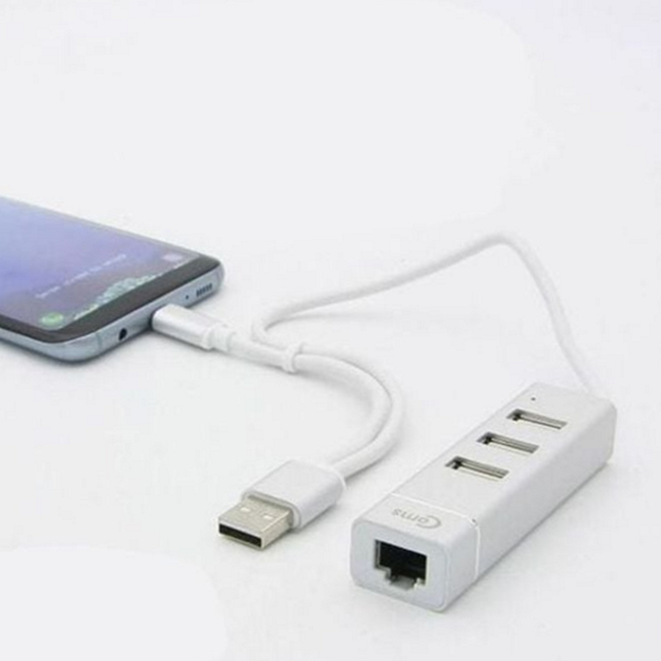 멀티포트 c 타입 usb 허브 3.0 c 타입랜 허브 휴대용