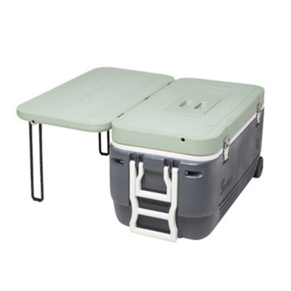 대용량 캠핑용 아이스박스 이동식 바퀴형 아이스박스 테이블형 아웃도어 차박 겸용