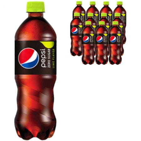 롯데 펩시콜라 125L 제로슈거 라임 업소용 1.25Lx12PET 시원한 제로 카페인 음료