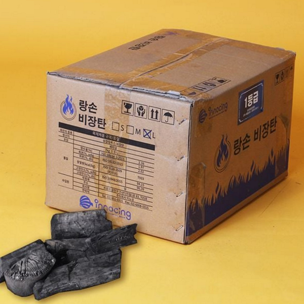 고품질 비장탄 숯 캠핑용 참숯 바베큐 직화 고기 불맛 - 상품 이미지