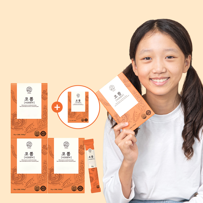 [명인 제작] 코쁨 맥문동 차 곰보배추 배 사과 대추 생강 액상차 진액 어린이 3박스 상세 이미지 2