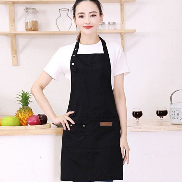다용도 주방 앞치마 바리스타 캔버스 앞치마 남녀공용 생활 방수