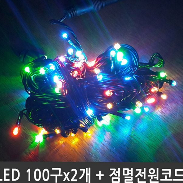 크리스마스 led 트리 전구 인테리어 트리 장식 전구 스트링 점멸 - 상품 이미지