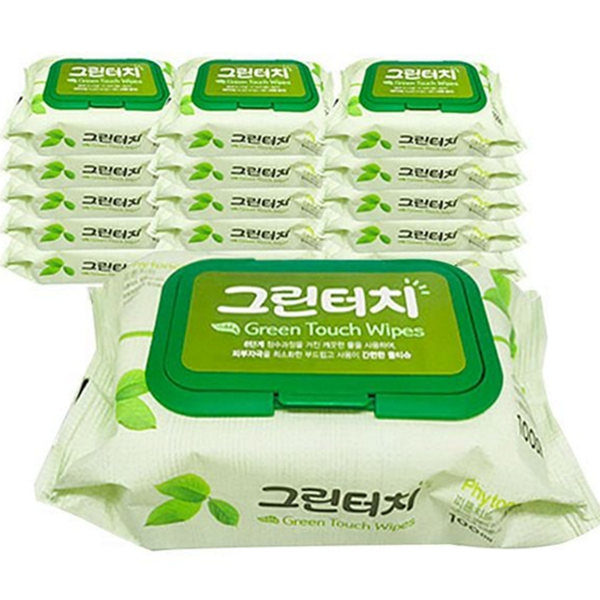 저자극 캡형 물티슈 생활용 100매 물티슈 대용량 순한