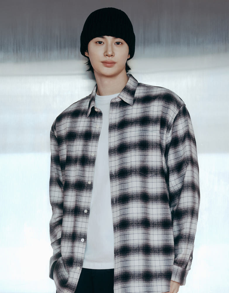 지오다노 남자 플란넬 체크 셔츠 045910