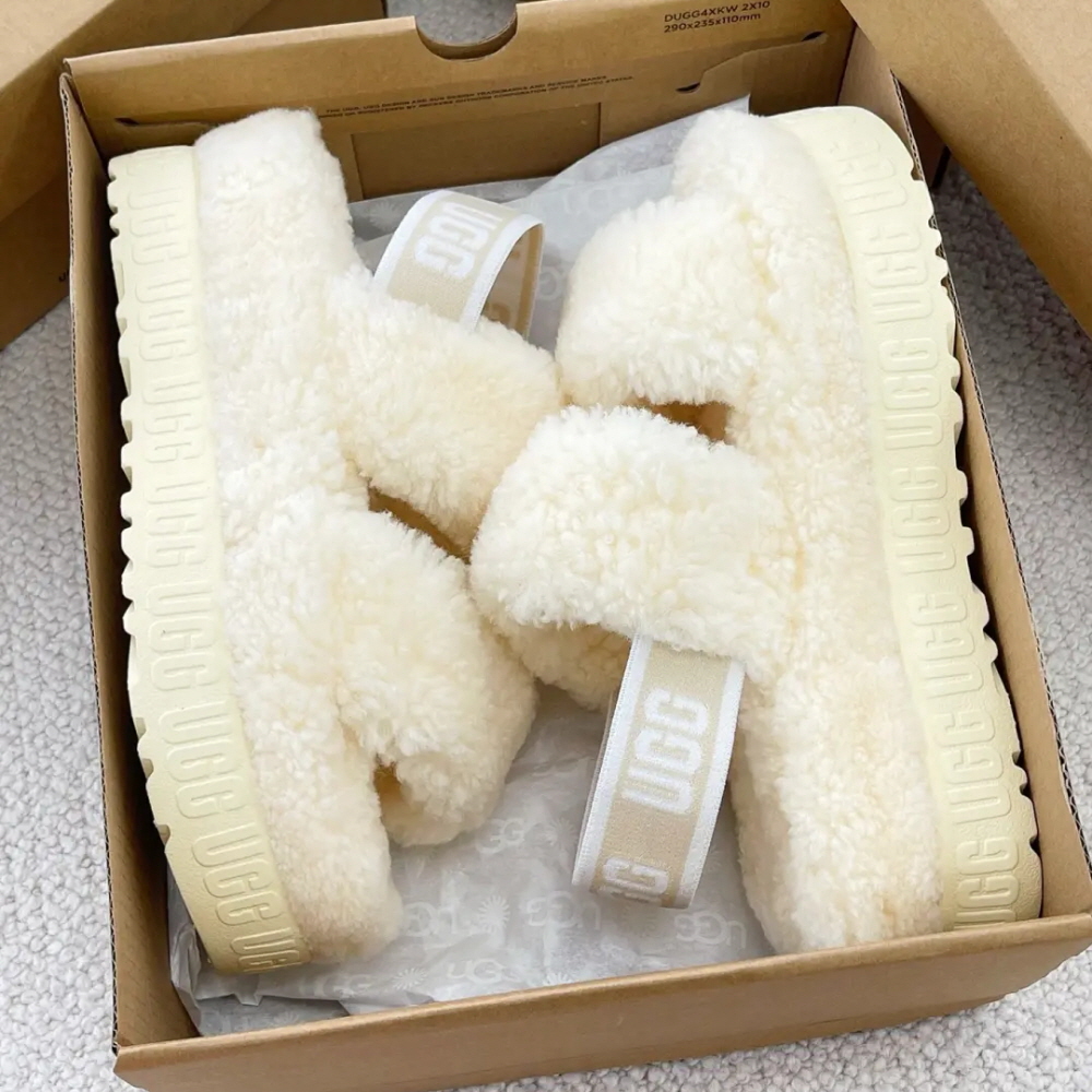 미국 어그 UGG 플러피타 샌들 네추럴 화이트 1120876-nat - 상세 이미지 3