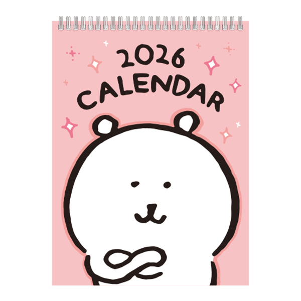 2026년 담곰이 데스크 캘린더 탁상용 달력 신년 선물 캐릭터 농담곰 나가노 굿즈 제품 이미지