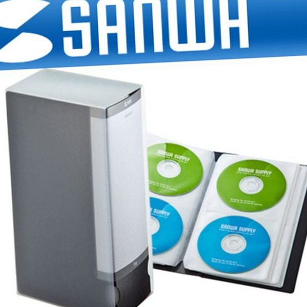 파일형 cd 보관함 미디어 dvd 보관함 96매 케이스 블랙 - 상품 이미지