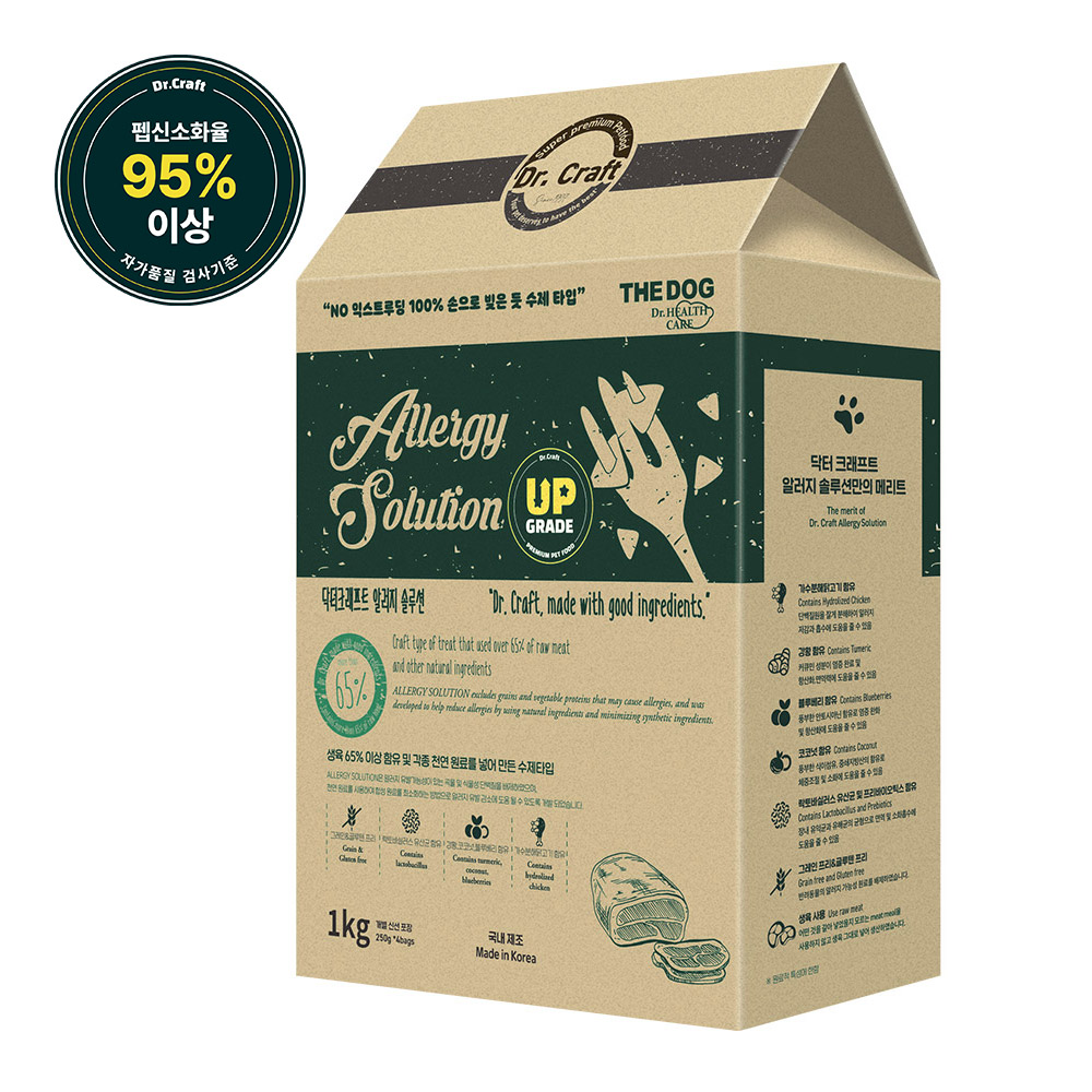 더독 닥터크래프트 알러지, 1kg, 1개