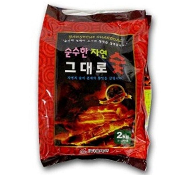 구이용 캠핑용 숯 바베큐용 바베큐 숯 2kg 캠핑 - 상품 이미지