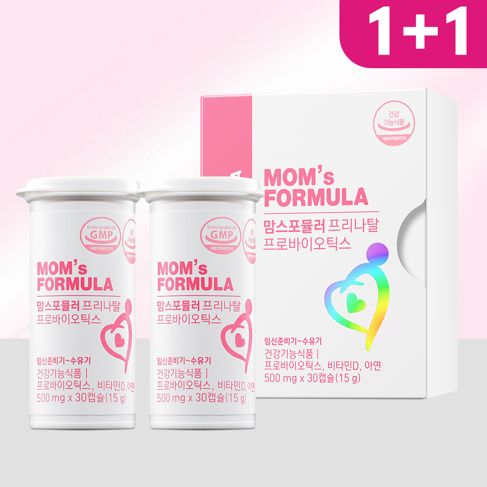 [1+1] 맘스포뮬러 프리나탈 프로바이오틱스 / 임산부 유산균 30캡슐