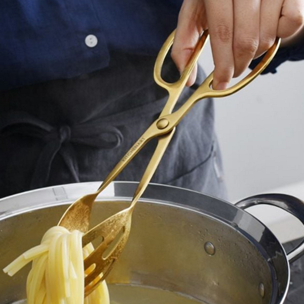 다용도 샐러드 집게 티타늄 주방 집게 스텐레스 뷔페 서빙 골드 - 상품 이미지