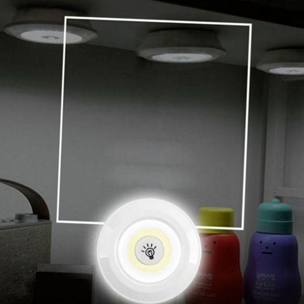 붙이는 무선 led 램프 터치 리모컨 led 램프 수유등 간접조명 - 상품 이미지