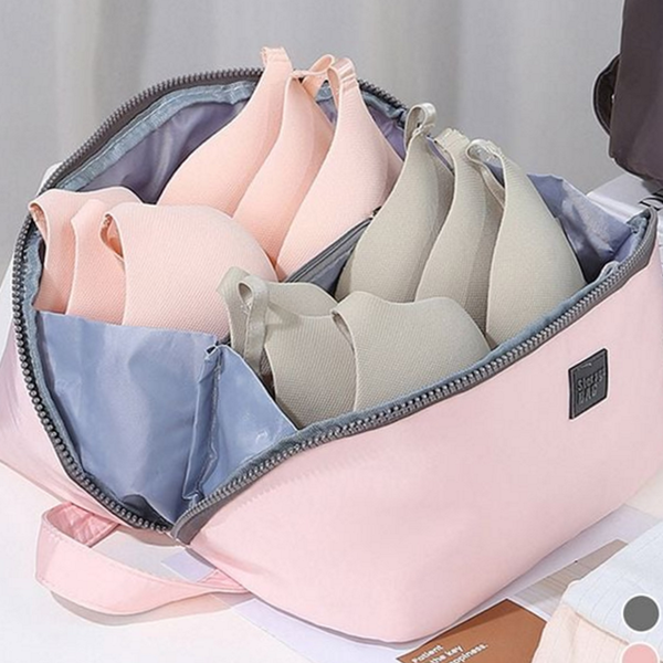 여행용 속옷 정리 파우치 분리형 대용량 속옷 파우치 휴대용 브라 - 상품 이미지