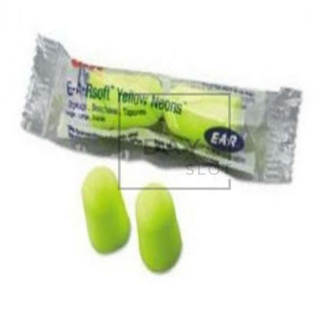 데이슬롯 3M 폼 타입 귀마개 엘로우네온 10세트 이어플러그 독서실귀마개