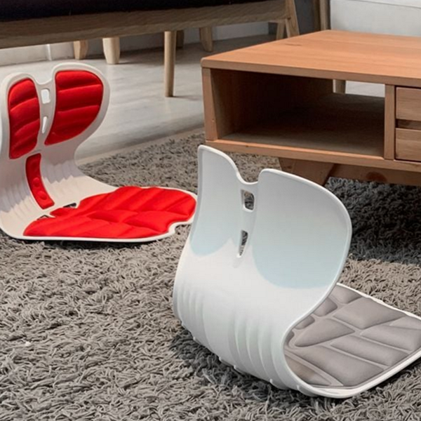 바른 좌식 등받이 허리 골반 자세 의자 휴대용 쿠션