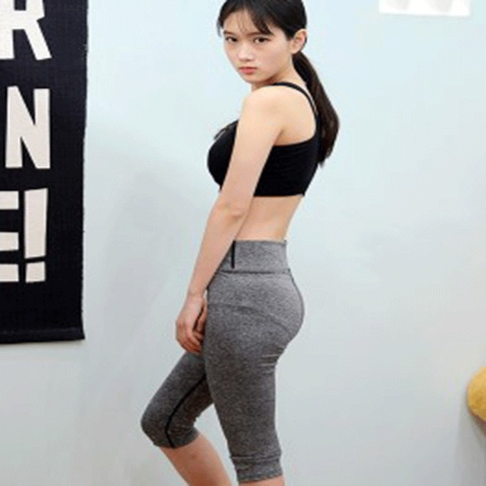 여성 래시가드 비치웨어 요가 7부바지 필라테스레깅스 - 메인 이미지
