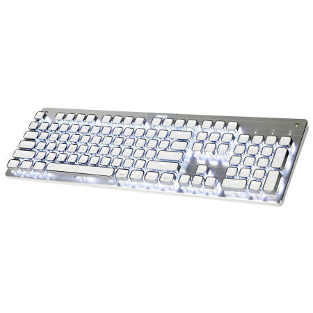 앱코 앱코 사각 레트로 축교환 기계식 유선 키보드 갈축, K840 SQUARE, 일반형(화이트)