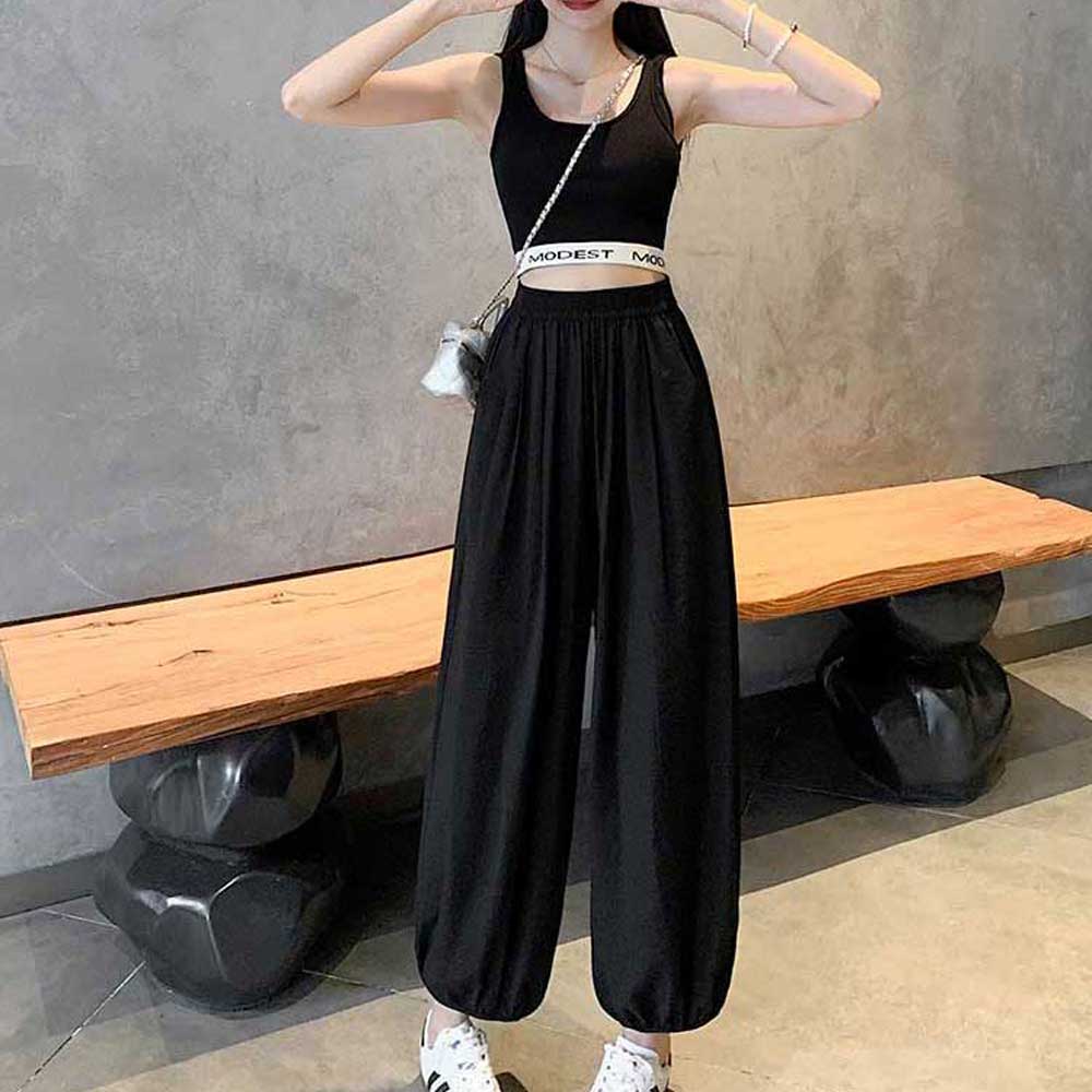 밴딩 루즈핏  바지 1004387 - 상품 이미지