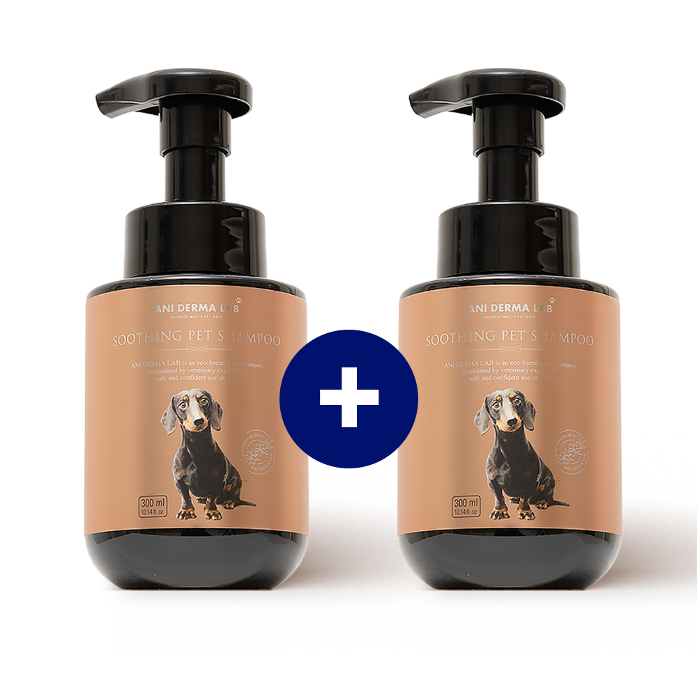 애니더마랩 강아지 샴푸 약용 애견 저자극 발 고양이 300ml 2개 제품 이미지