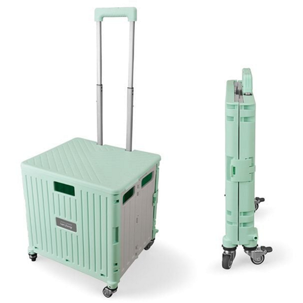 폴딩 접이식 카트 사각 쇼핑 카트 마트 대형 바퀴 핸드