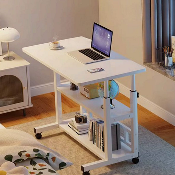 선반형 이동식 사이드 테이블 바퀴형 거실 사이드 테이블 노트북 침대