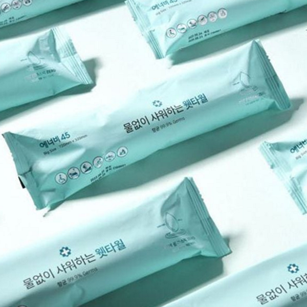 일회용 샤워 타월 간편 물 없는 샤워 - 메인 이미지