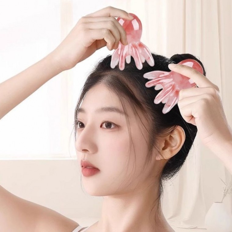 엄마 문어 괄사 두피 마사지기 3Color - 상품 이미지