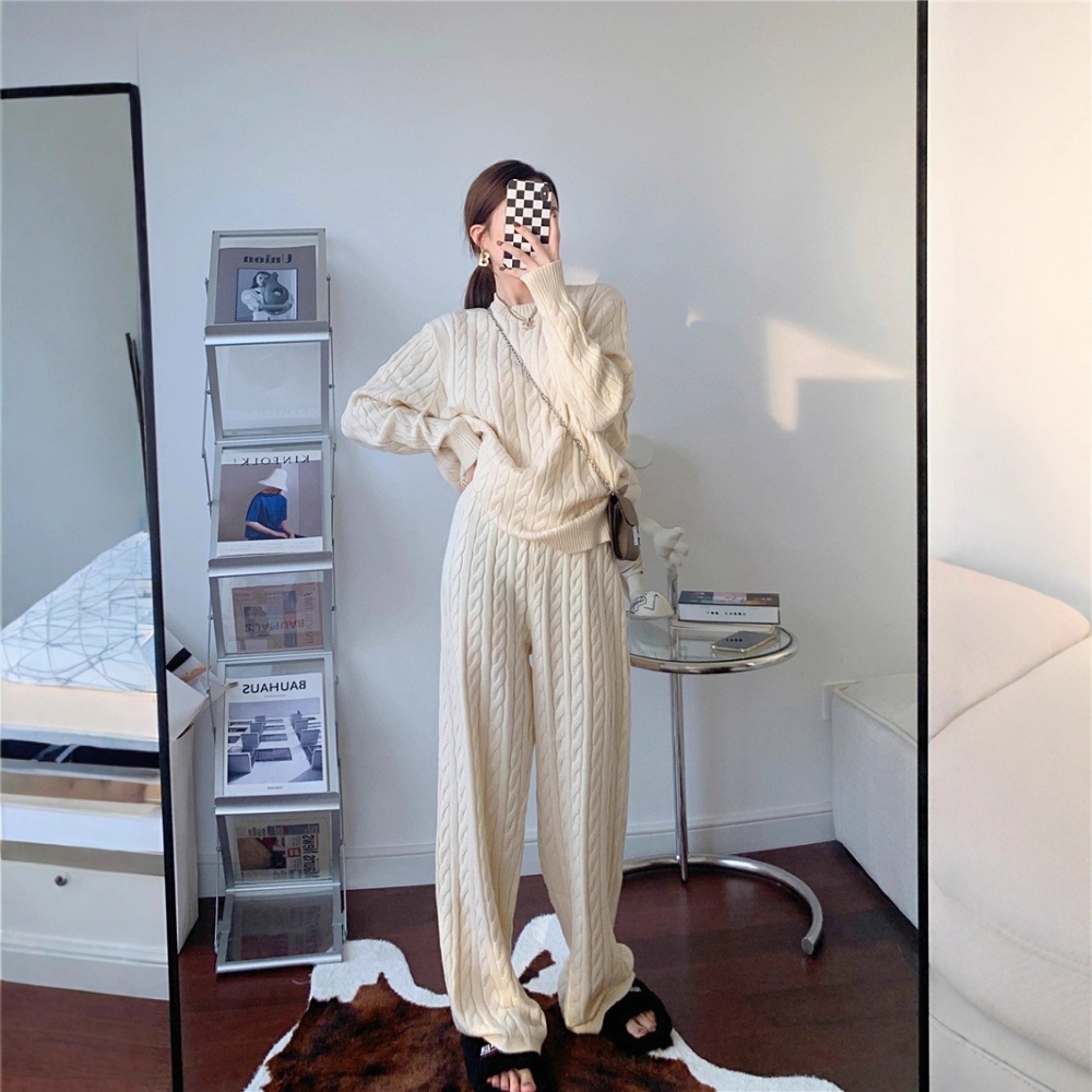 데일리 케이블 니트 투피스 3color SL-1004573 - 상품 이미지