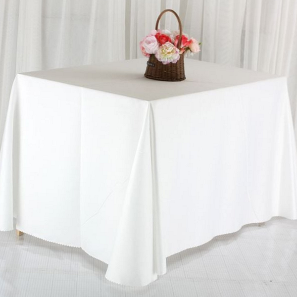 두꺼운 광폭 식탁보 행사용 폴리에스테르 식탁보 4인용 6인용 테이블보 커버