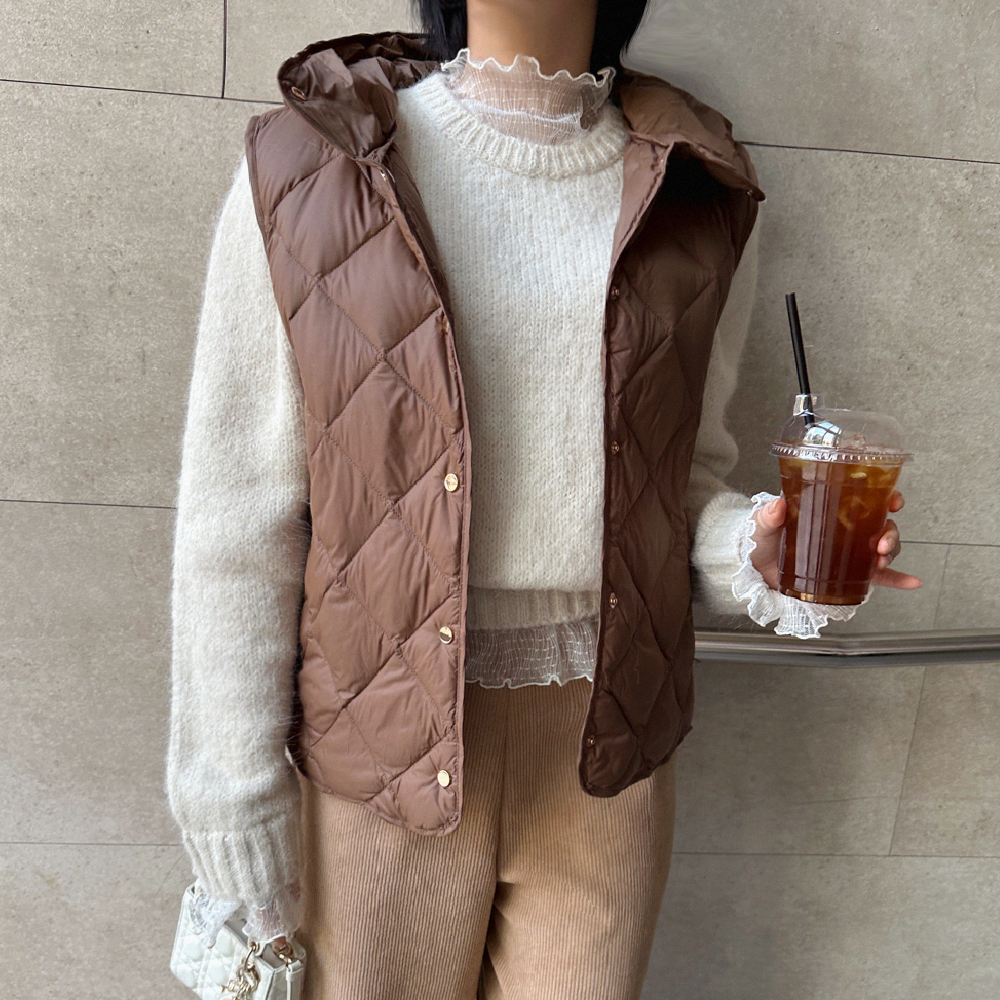레브무톤 덕다운 베스트 - 상품 이미지