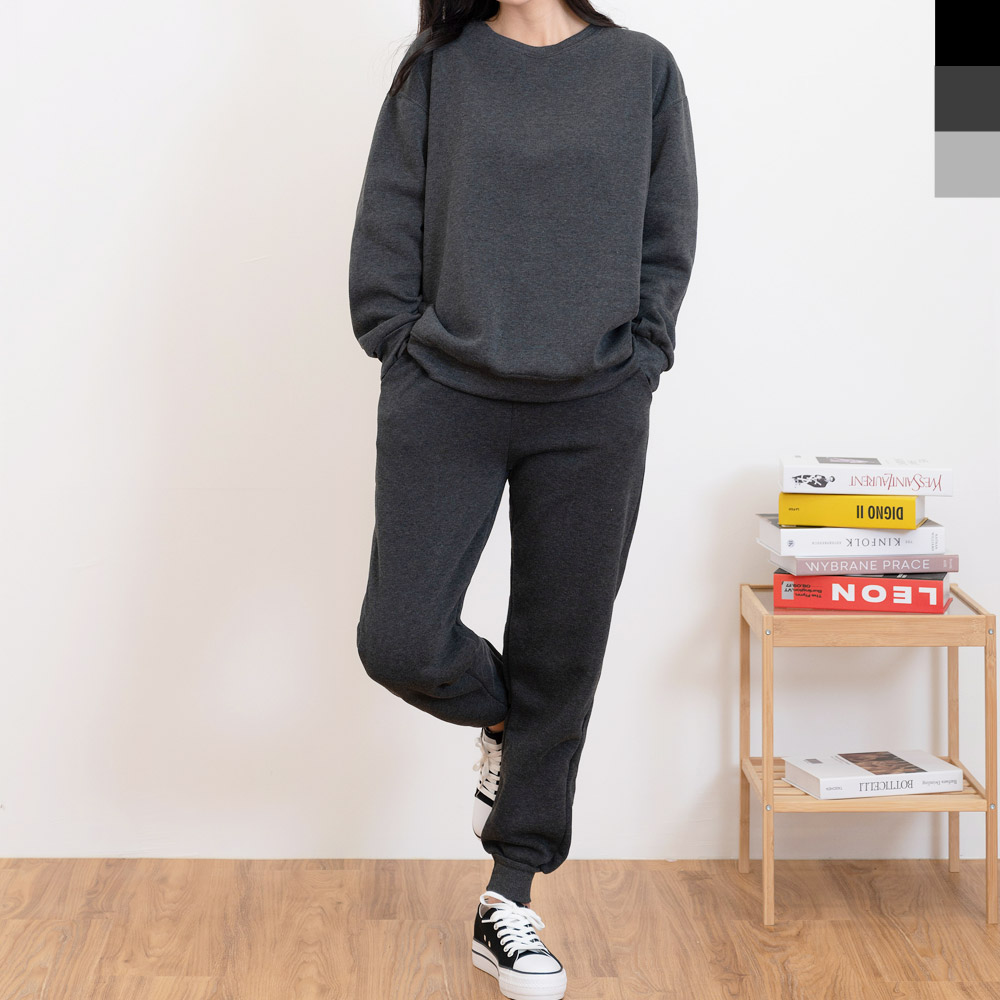 GAA D70_D930SET 여자기모면맨투맨죠거트레이닝세트 - 메인 이미지