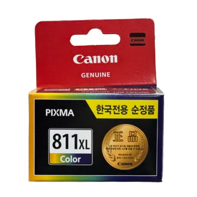 캐논 CL-811XL (칼라/정품잉크//13ml/Y) - 상품 이미지
